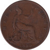 United Kingdom - 1/2 penny - Victoria - Buste mature - 1886 - No462