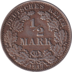 Germany - 1/2 mark -...