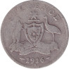Australia - 6 pence - George V - 1916 M - No932