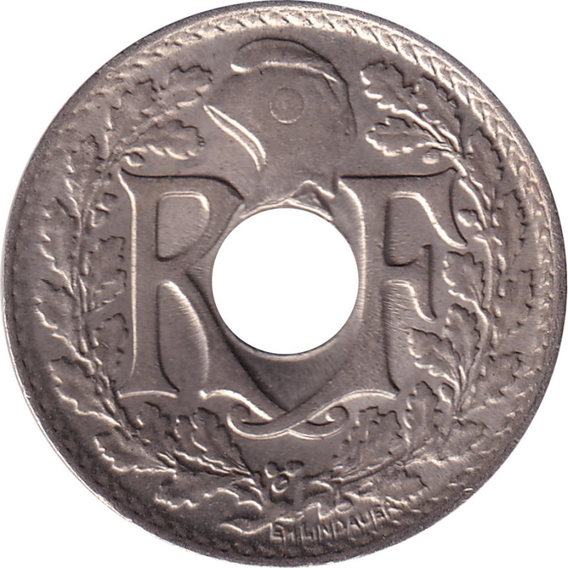 France - 5 centimes - Lindauer - Grand module - 1918 - No855