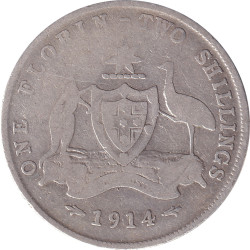 Australia - 1 florin - George V - 1914 - No910