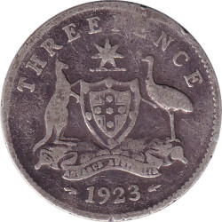 Australia - 3 pence -...