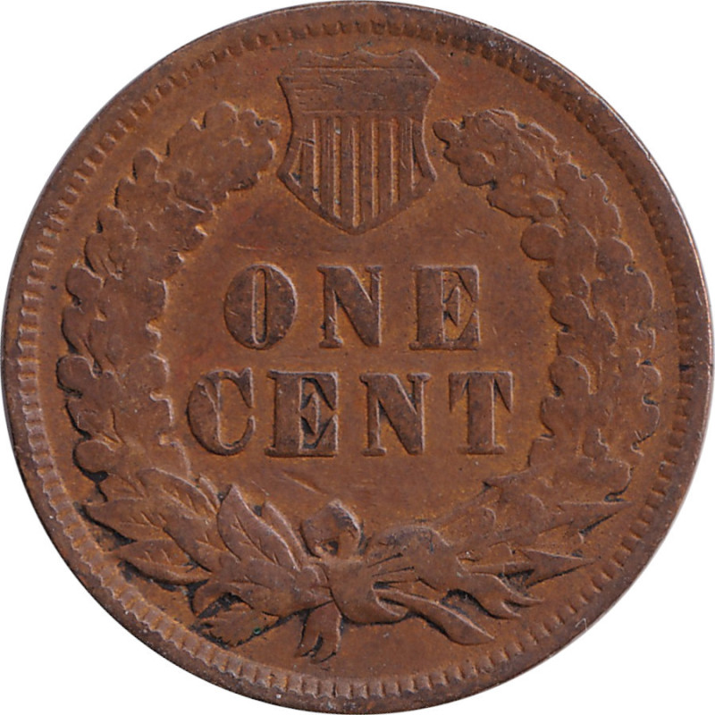 United States of America - 1 cent - Indian Head - Oak Leaves - Bronze - 1899 - No539