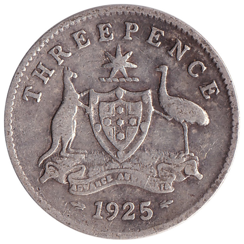 Australia - 3 pence - George V - 1925 - No1089