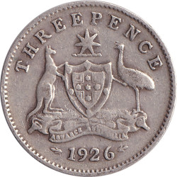 Australia - 3 pence -...