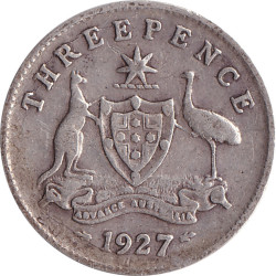 Australia - 3 pence -...