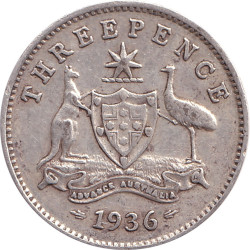 Australia - 3 pence -...