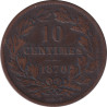 Luxembourg - 10 centimes - Blason -  1870 - No559