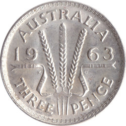 Australia - 3 pence -...