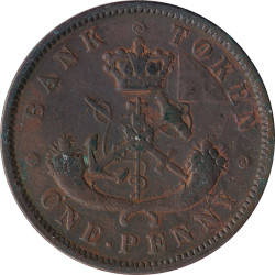 Canadian Provinces - 1 penny - Chevalier - 1857 - No1373