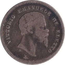 Italie - 50 centimes - 1860...