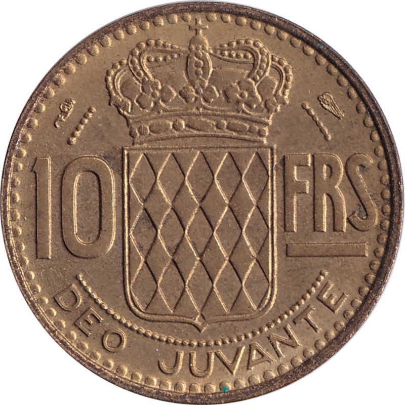 Monaco - 10 francs - Rainier III - 1951 - No1408