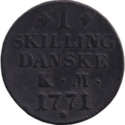 Denmark - 1 skilling -...