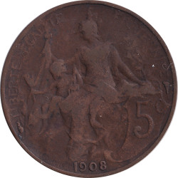 France - 5 centimes -...