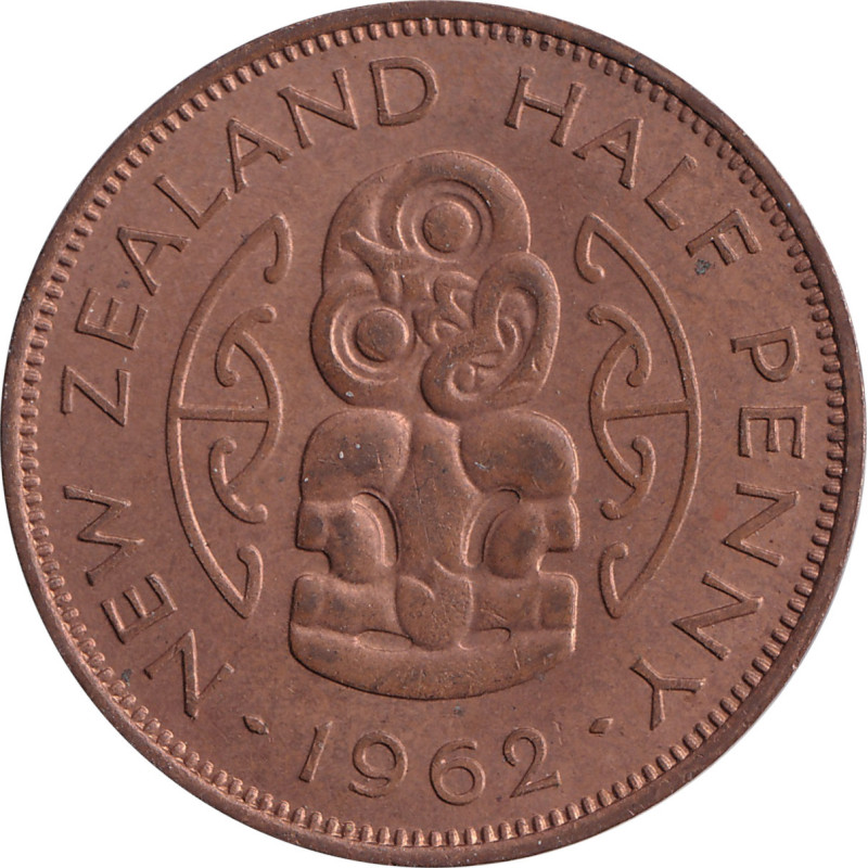 New Zealand - 1/2 penny - Elizabeth II - 1962 - No1502