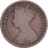 United Kingdom - 1 florin - Victoria - Buste jeune - Revers épuré - 186X - No1507