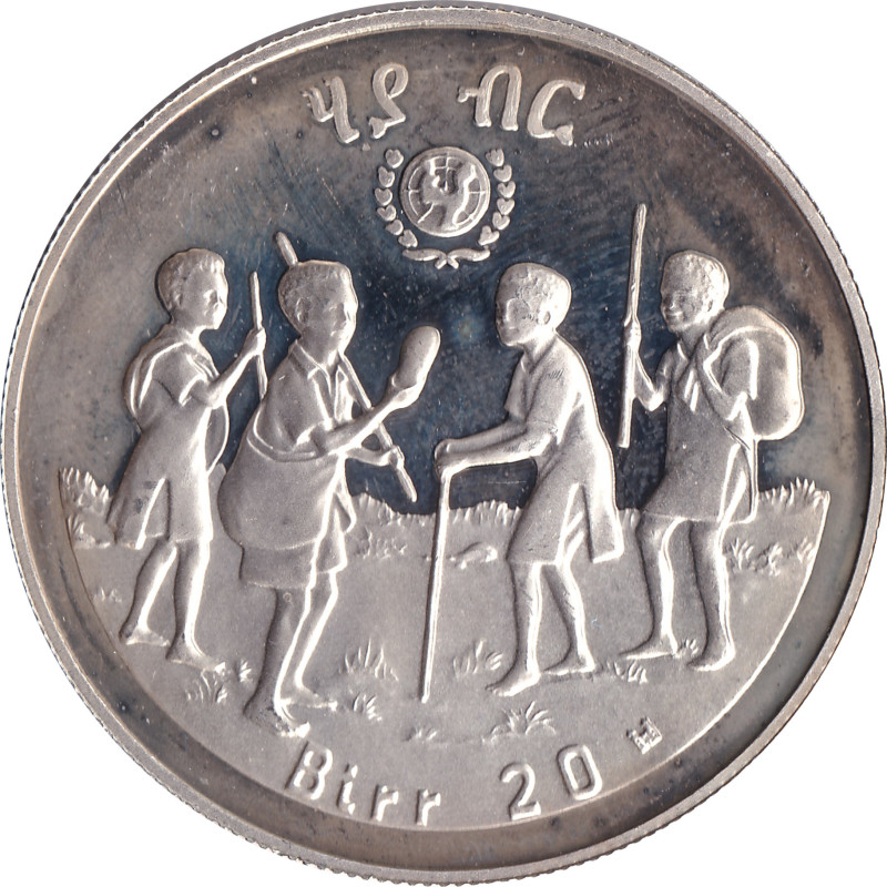 Ethiopia - 20 birr - Année internationale de l'enfant - No1580
