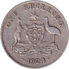 Australia - 1 shilling - George V - 1924 - No 1
