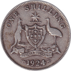 Australia - 1 shilling - George V - 1924 - No 4