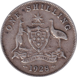 Australia - 1 shilling - George V - 1928 - No 2