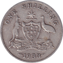 Australia - 1 shilling - George V - 1933 - No 5