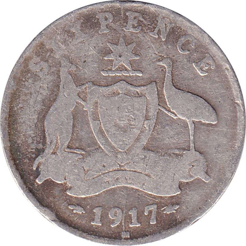 Australia - 6 pence - George V - 1927