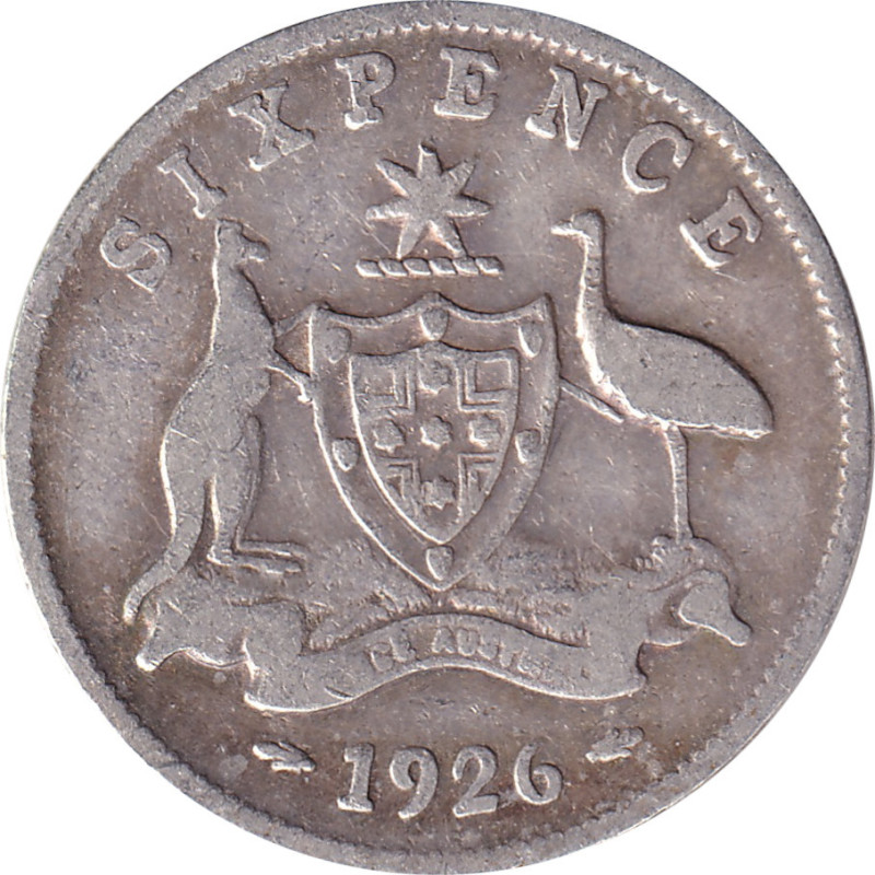 Australia - 6 pence - George V - 1926 - No 15