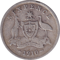Australia - 6 pence -...