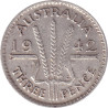 Australia - 3 pence - George VI - 1942 Melbourne - No 30