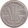 Australia - 3 pence - George VI - 1942 Melbourne - No 36