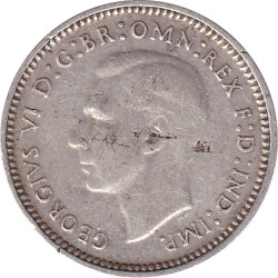Australia - 3 pence - George VI - 1942 Melbourne - No 37