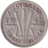 Australia - 3 pence - George VI - 1942 Melbourne - No 39
