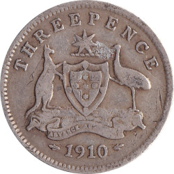 Australia - 3 pence -...