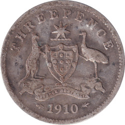 Australia - 3 pence -...