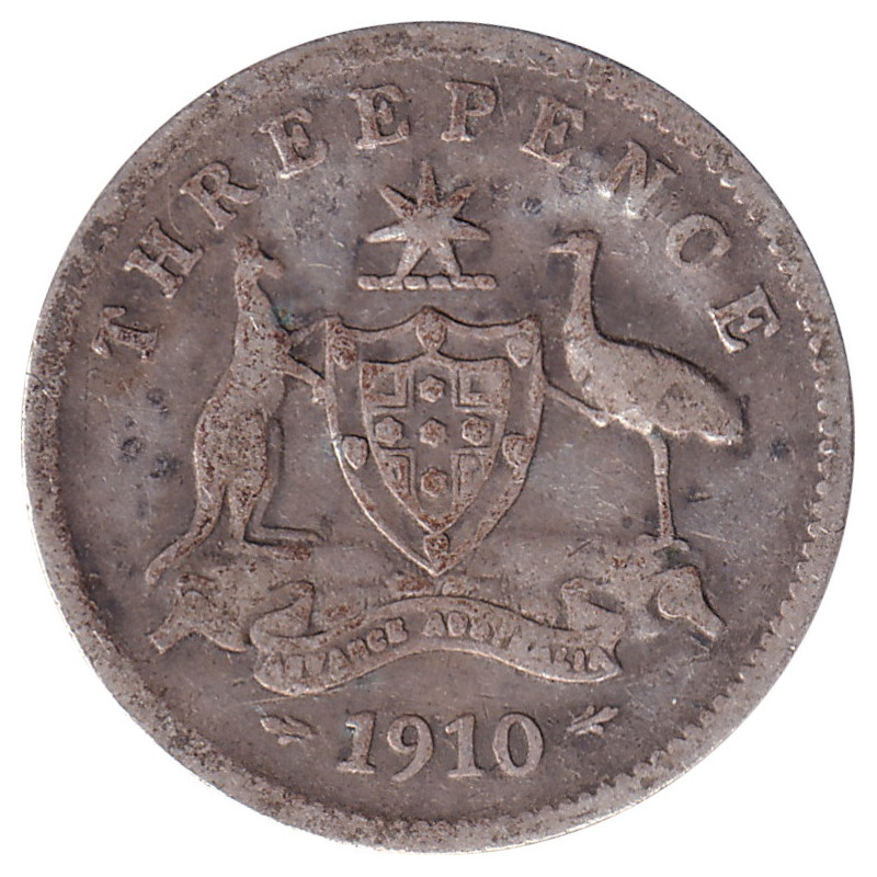 Australia - 3 pence - Edward VII - 1910 - No 48