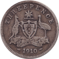 Australia - 3 pence -...