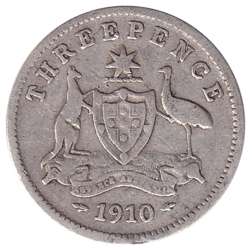 Australia - 3 pence - Edward VII - 1910 - No 49