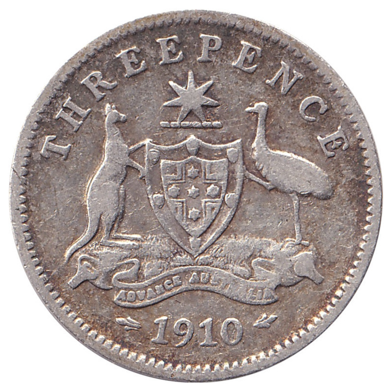 Australia - 3 pence - Edward VII - 1910 - No 53