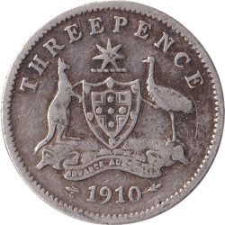 Australia - 3 pence -...