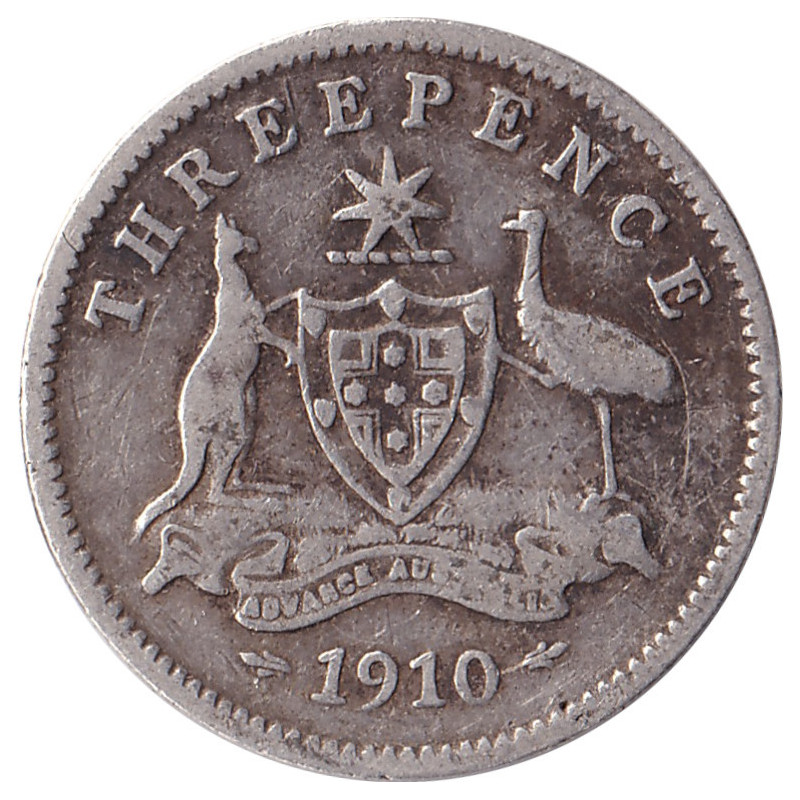 Australia - 3 pence - Edward VII - 1910 - No 57