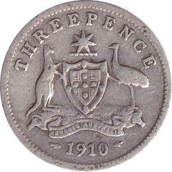 Australia - 3 pence -...