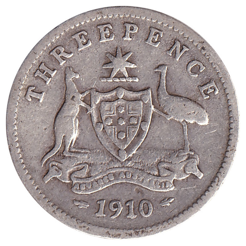 Australia - 3 pence - Edward VII - 1910 - No 62