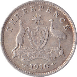 Australia - 3 pence -...