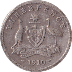 Australia - 3 pence -...