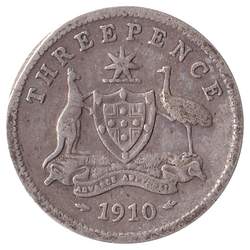 Australia - 3 pence - Edward VII - 1910 - No 73