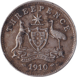 Australia - 3 pence -...