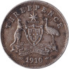 Australia - 3 pence - Edward VII - 1910 - No 44