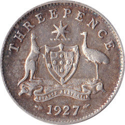 Australia - 3 pence -...