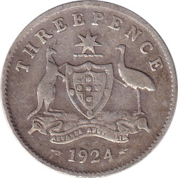 Australia - 3 pence -...