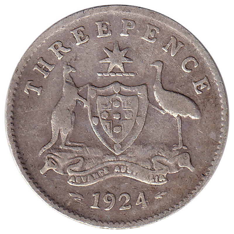 Australia - 3 pence - George V - 1934 - No 45